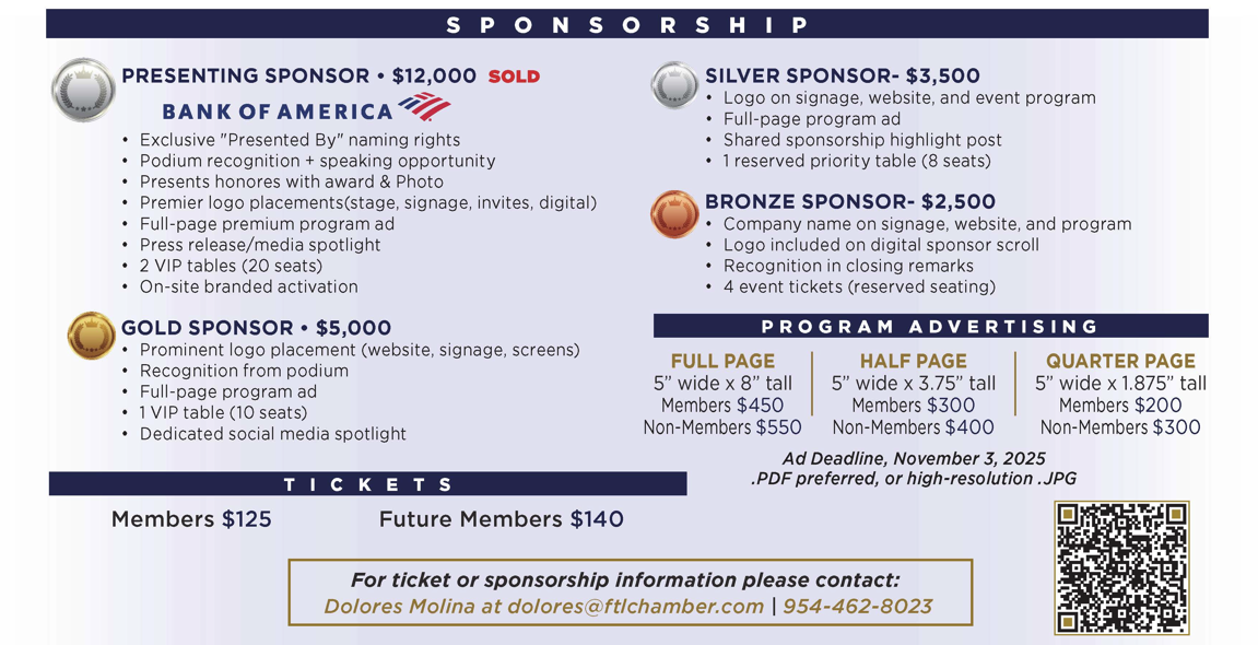 47th Salute to Business Awards Reception presented by Bank of America