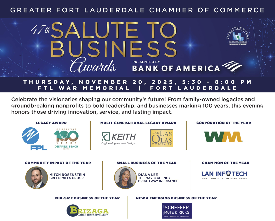 47th Salute to Business Awards Reception presented by Bank of America